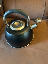 Whistling Kettle VonShef Black